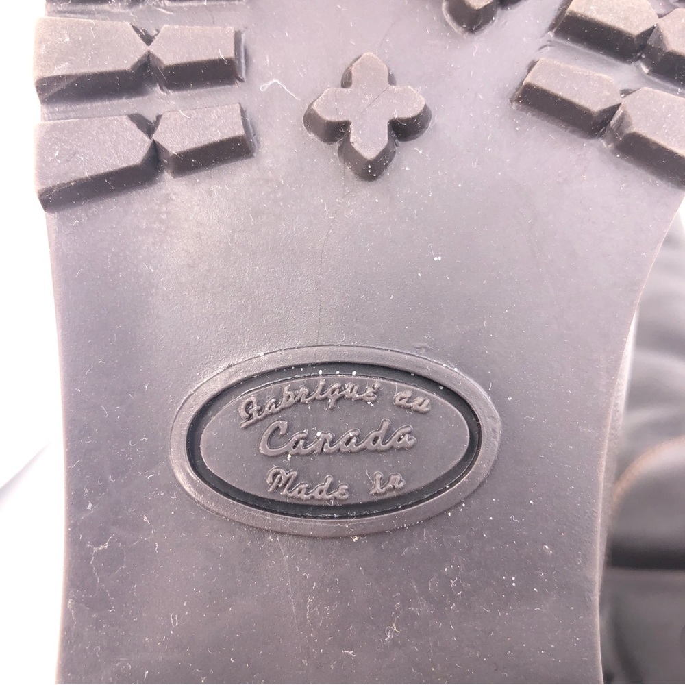 La Canadienne Brown Leather Winter Boots 8.5M - Picture 13 of 13